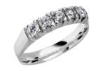 Memoire-Ring-585-Weissgold-Breite3,7mm-5xDiamanten0,10ct.